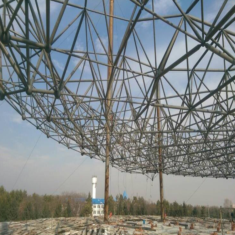 荆州球形网架钢结构施工方案